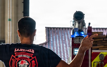 Lajes Field Fire Department morning inspections
