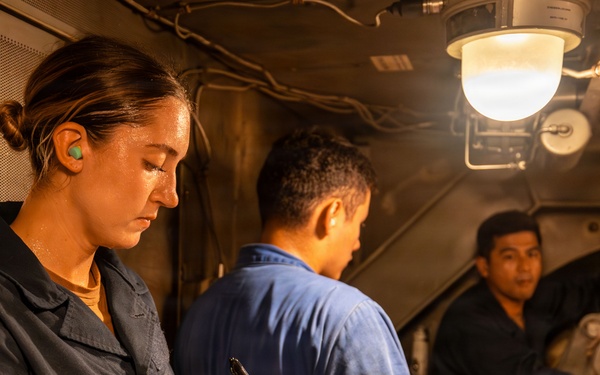 Training aboard USS Gonzalez