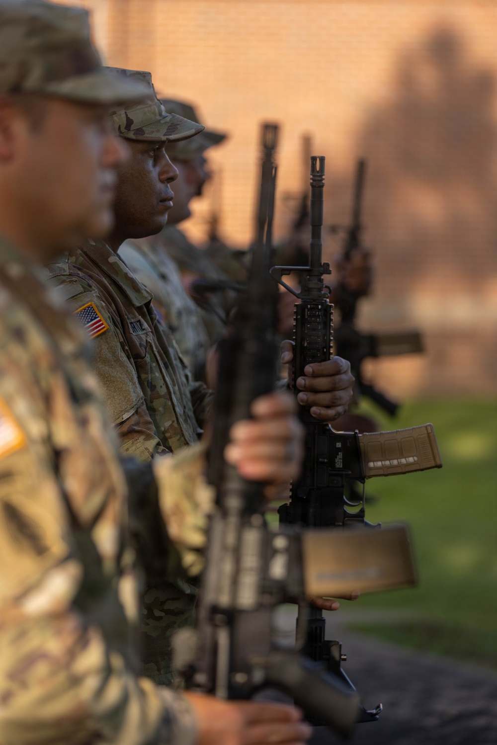 551st Infantry Regiment host a memorial ceremony