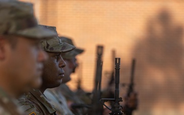 551st Infantry Regiment host a memorial ceremony