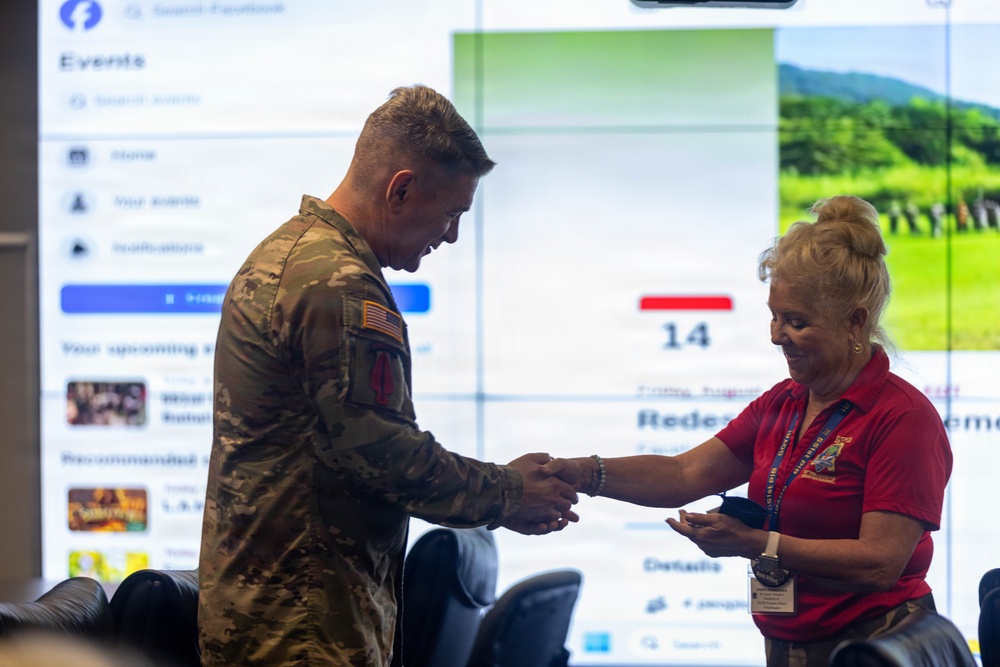 551st Infantry Regiment host a memorial ceremony