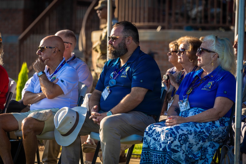551st Infantry Regiment host a memorial ceremony