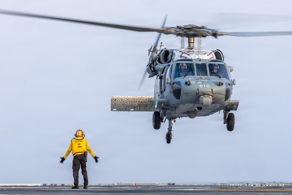 PCU John F. Kennedy conduct flight operations during Acceptance Trials