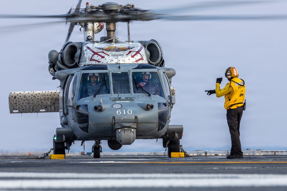 PCU John F. Kennedy conduct flight operations during Acceptance Trials