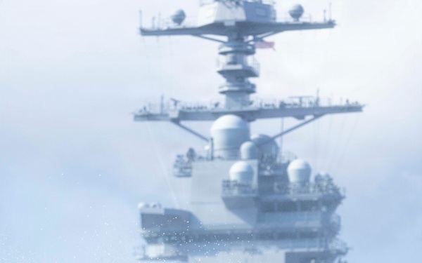 PCU John F. Kennedy  Conducts Countermeasure Wash-Down