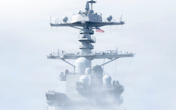 PCU John F. Kennedy  Conducts Countermeasure Wash-Down