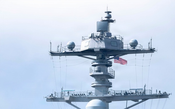 PCU John F. Kennedy  Conducts Countermeasure Wash-Down