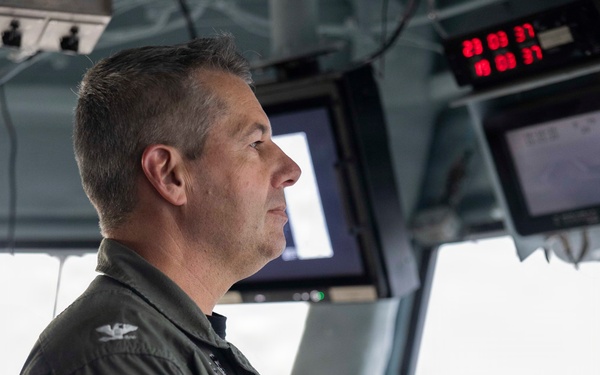 PCU John F. Kennedy Conducts High-Speed Turns During Acceptance Trials