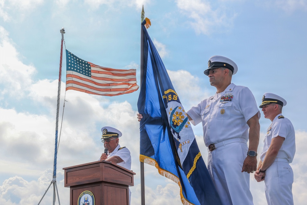 Flag made by POWs flies over Bataan