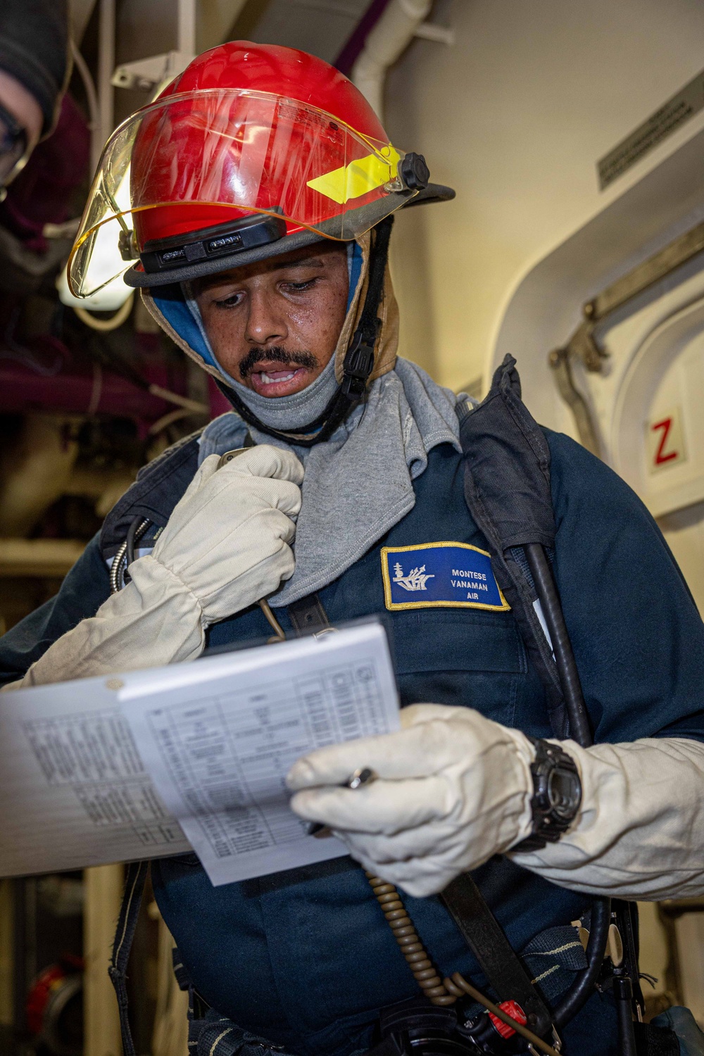 PCU John F. Kennedy Conduct In-port Emergency Team Drill