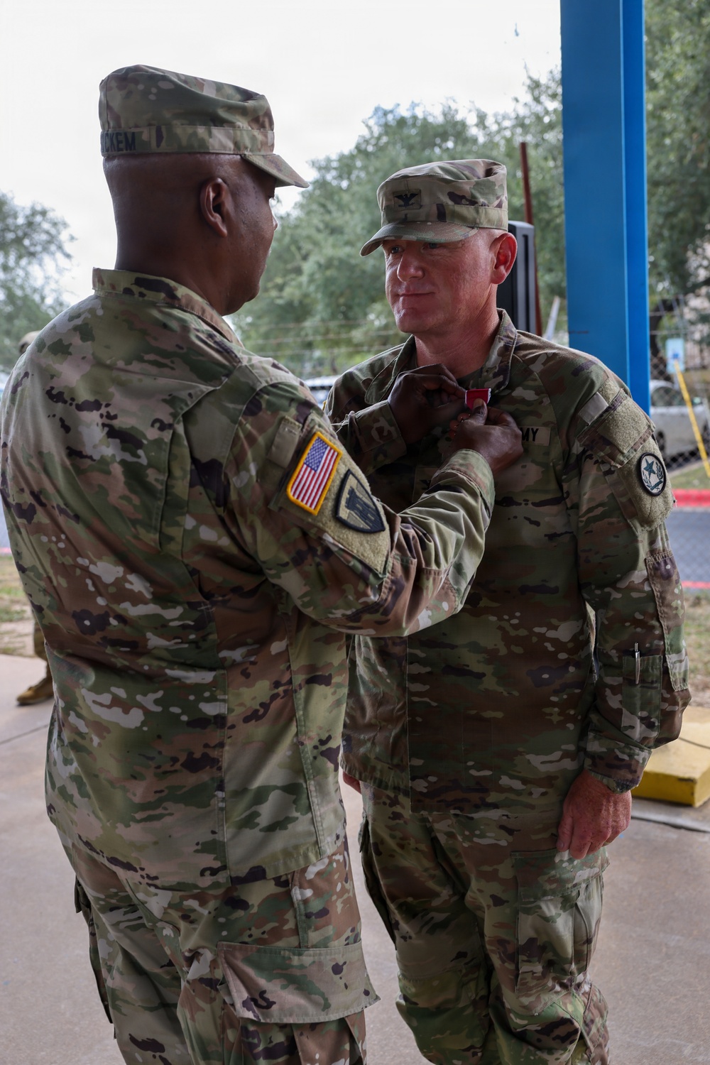 Col. Christopher Winnek is awarded Legion of Merit Medal