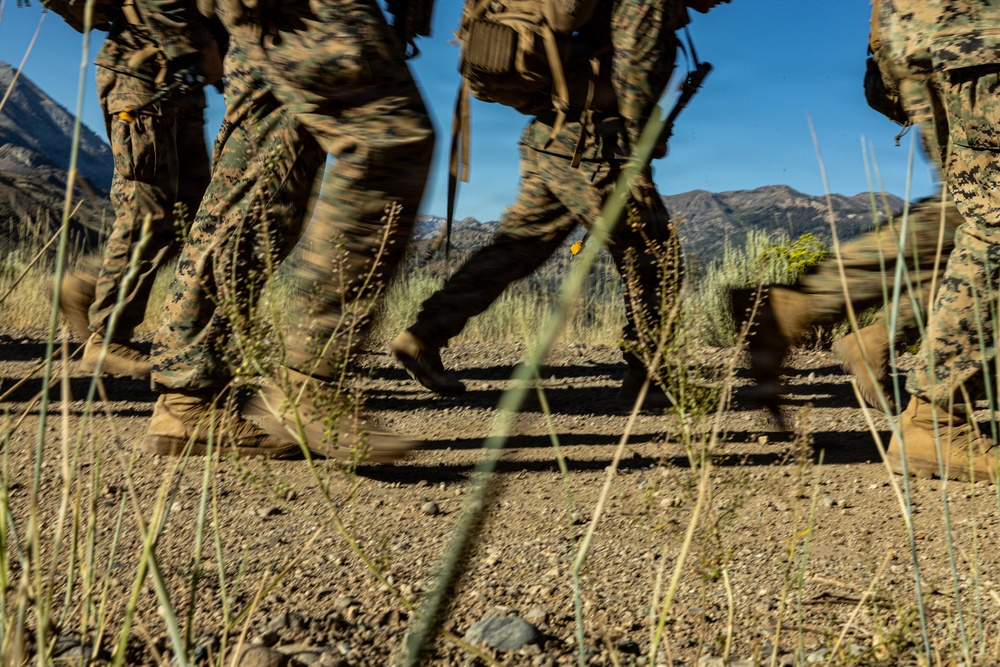 3rd Bn., 4th Marines learn mountain warfare skills during MTX 4-26