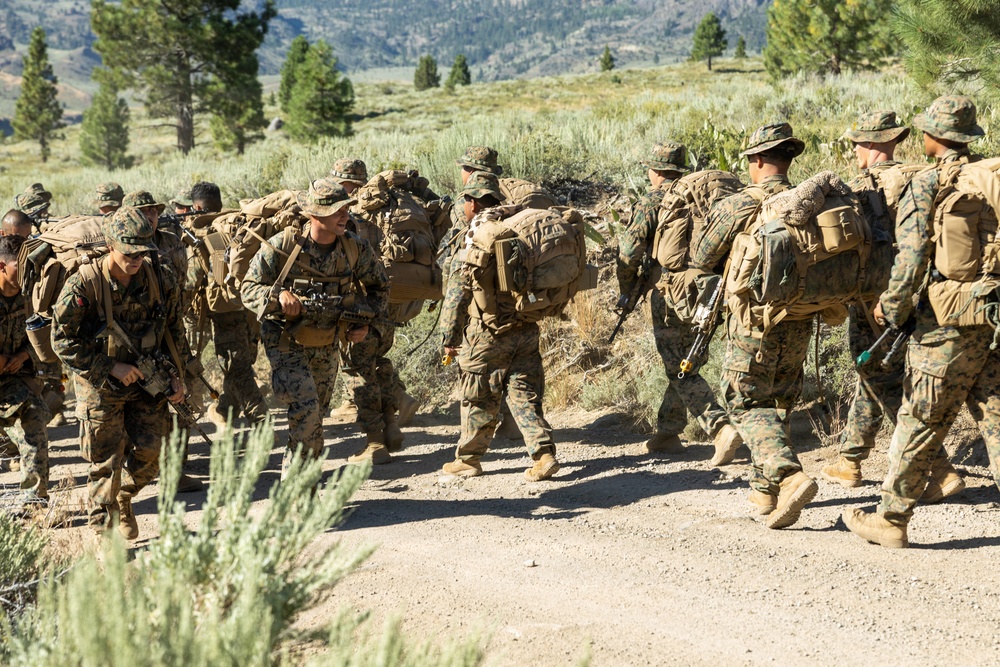 3rd Bn., 4th Marines learn mountain warfare skills during MTX 4-26