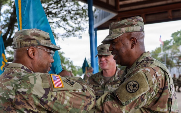 Passing of Guidon during 71st TIOG Change of Command