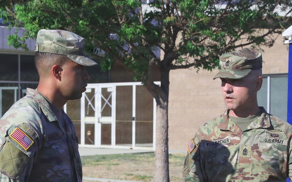 40th ID Soldier promoted to Sergeant