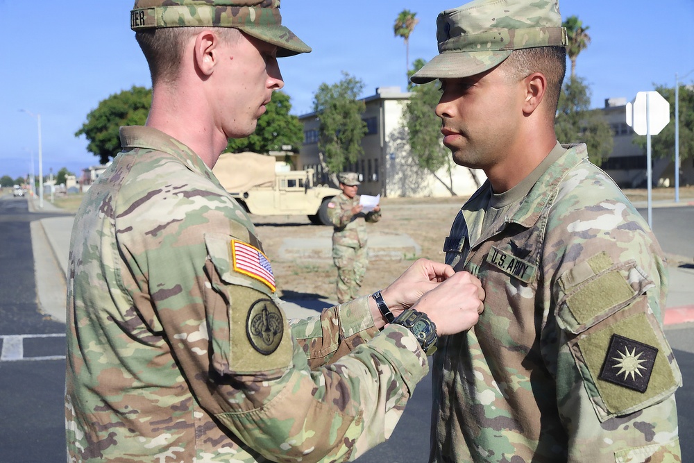 40th ID Soldier promoted to Sergeant