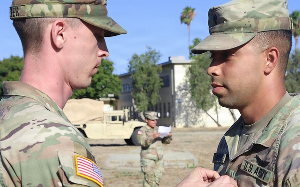 40th ID Soldier promoted to Sergeant