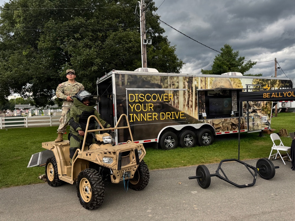 Army EOD Soldiers bring high-tech expertise to New Jersey State Fair recruitment drive