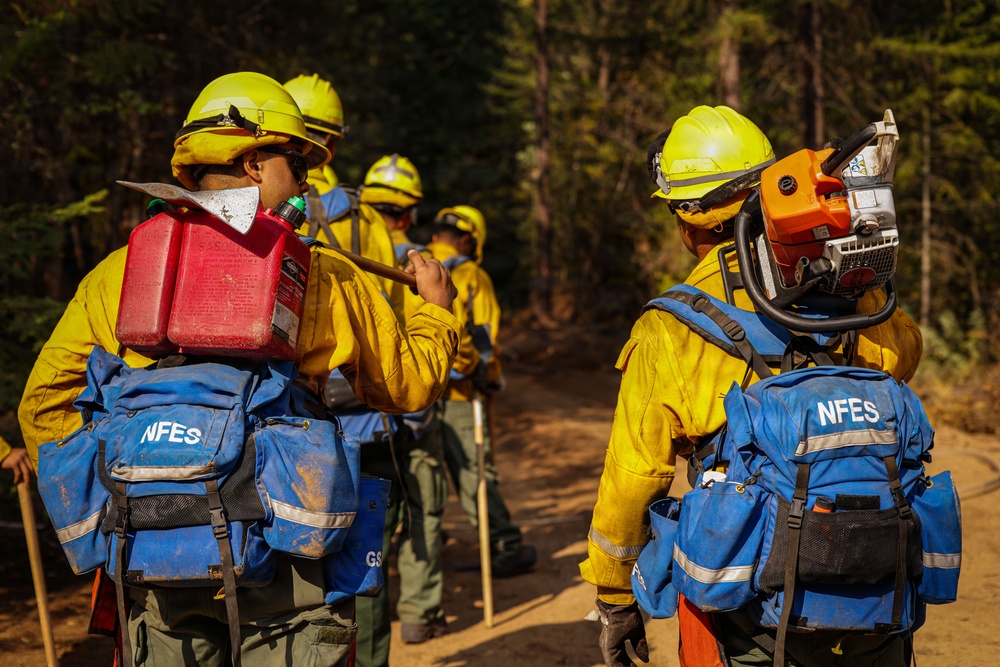 Day 5 Wildland Fire Suppression Operations Military Task Force Charlie