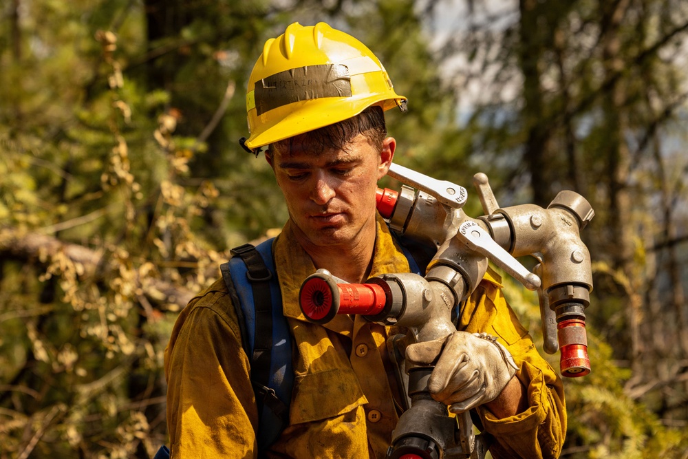 Day 5 Wildlands Fire Suppression Operations Military Task Force Charlie