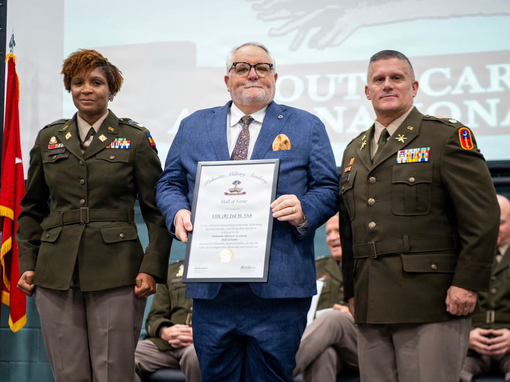 Palmetto Military Academy Hall of Fame ceremony