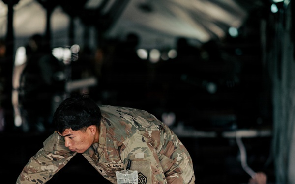 Illinois Army National Guard’s 710th Medical Company Tests Readiness During Mass-Casualty Training