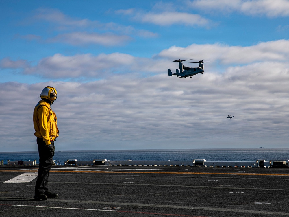 USS Makin Island Conducts Flight Operations
