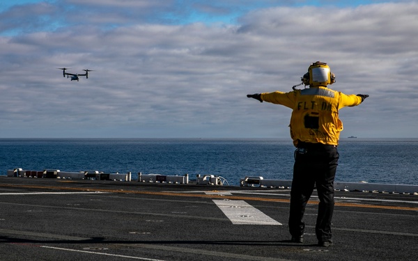 USS Makin Island Conducts Flight Operations