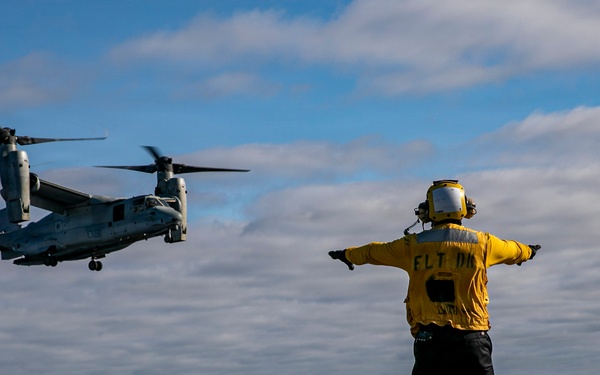 USS Makin Island Conducts Flight Operations