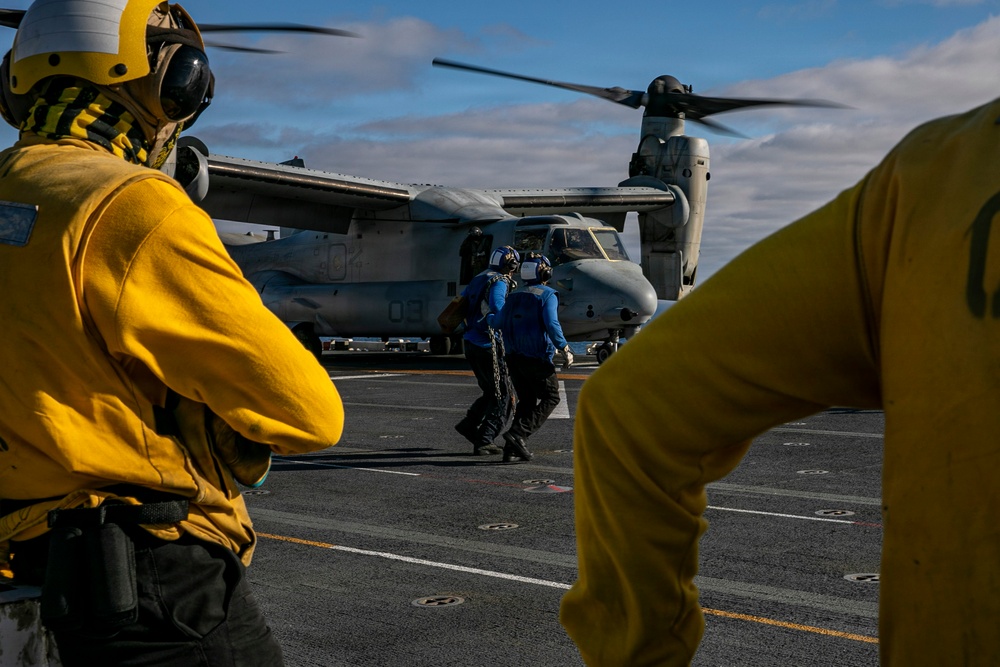 USS Makin Island Conducts Flight Operations