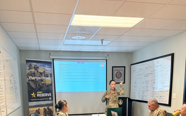 201st TPASE CSM Leads Strategic Communication NCOPD for Army Reserve Career Counselors