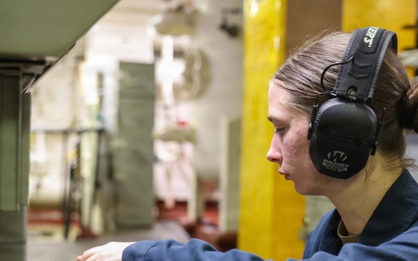 John Finn Stands Watch