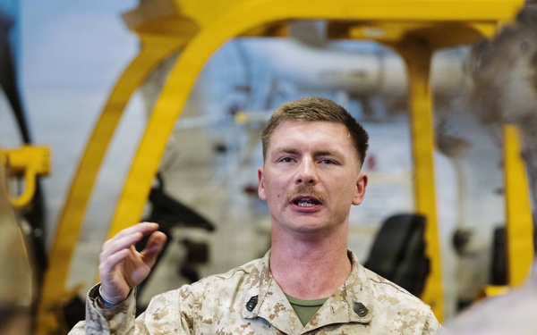 11th MEU Marines, Sailors Conduct Static Fast-Rope Training Aboard USS Boxer
