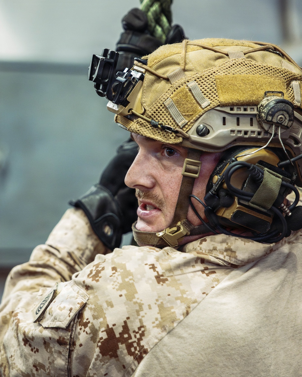 11th MEU Marines, Sailors Conduct Static Fast-Rope Training Aboard USS Boxer