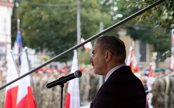 U.S. Soldiers and NATO Allies attend Polish Armed Forces Day parade in Orzysz