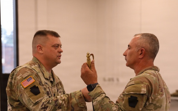 Change of command and responsibility