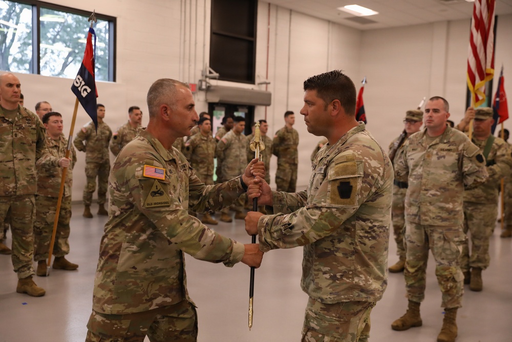 Change of command and responsibility