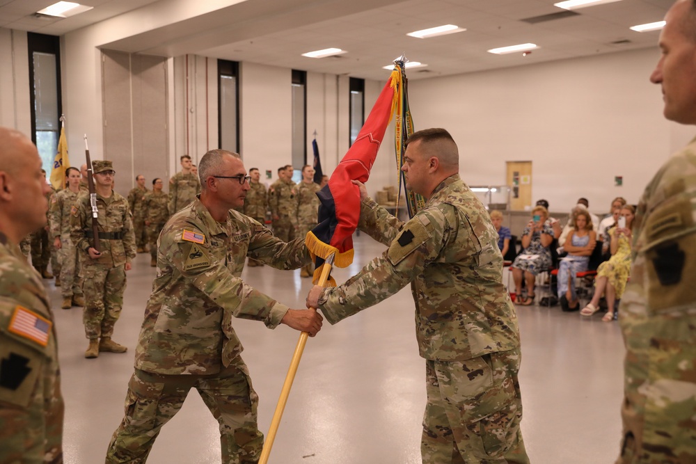 Change of command and responsibility