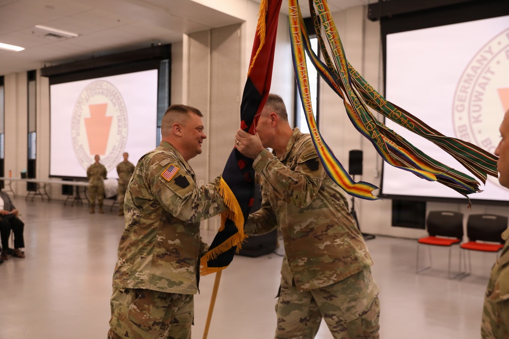 Change of command and responsibility