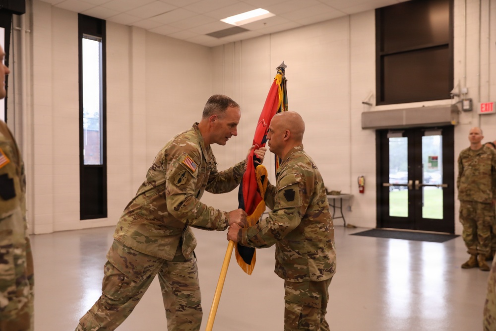 Change of command and responsibility