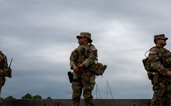 JTF-DC Puerto Rico National Guardsmen Patrol The Wharf