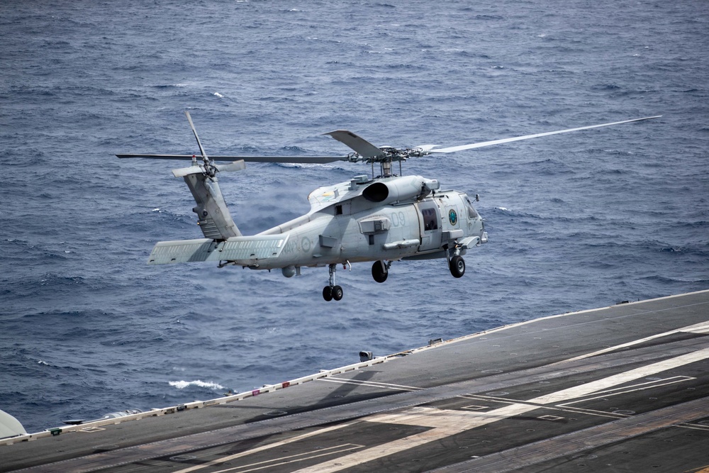 GW Conducts Flight Operations in South China Sea with RAN