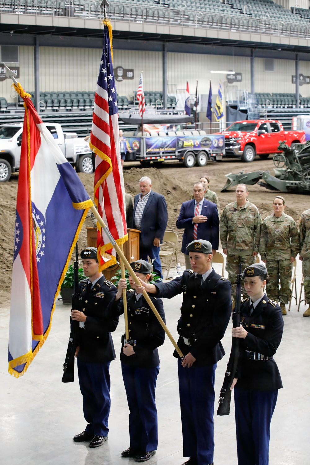 Joint-Force Enlistment Ceremony at Missouri State Fair