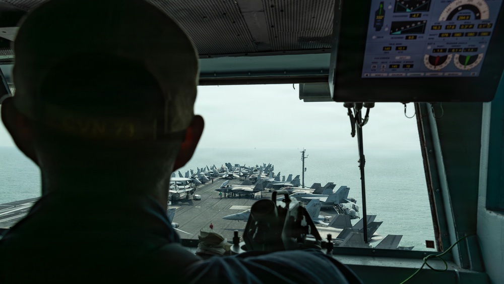 USS George Washington Transits Strait of Malacca