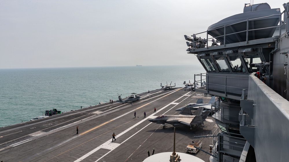 USS George Washington Transits Strait of Malacca