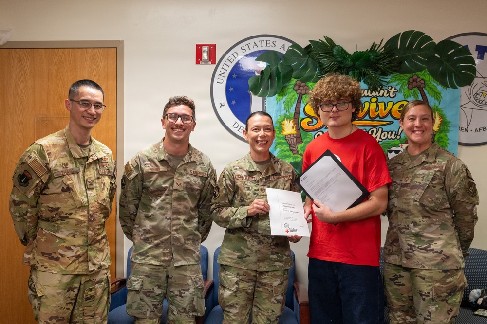 36th MDG, American Red Cross celebrate VolunTEENs during 2026 summer program closing ceremony