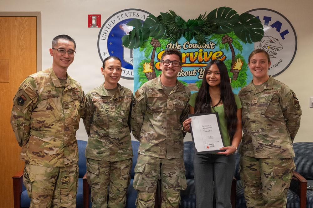 36th MDG, American Red Cross celebrate VolunTEENs during 2026 summer program closing ceremony