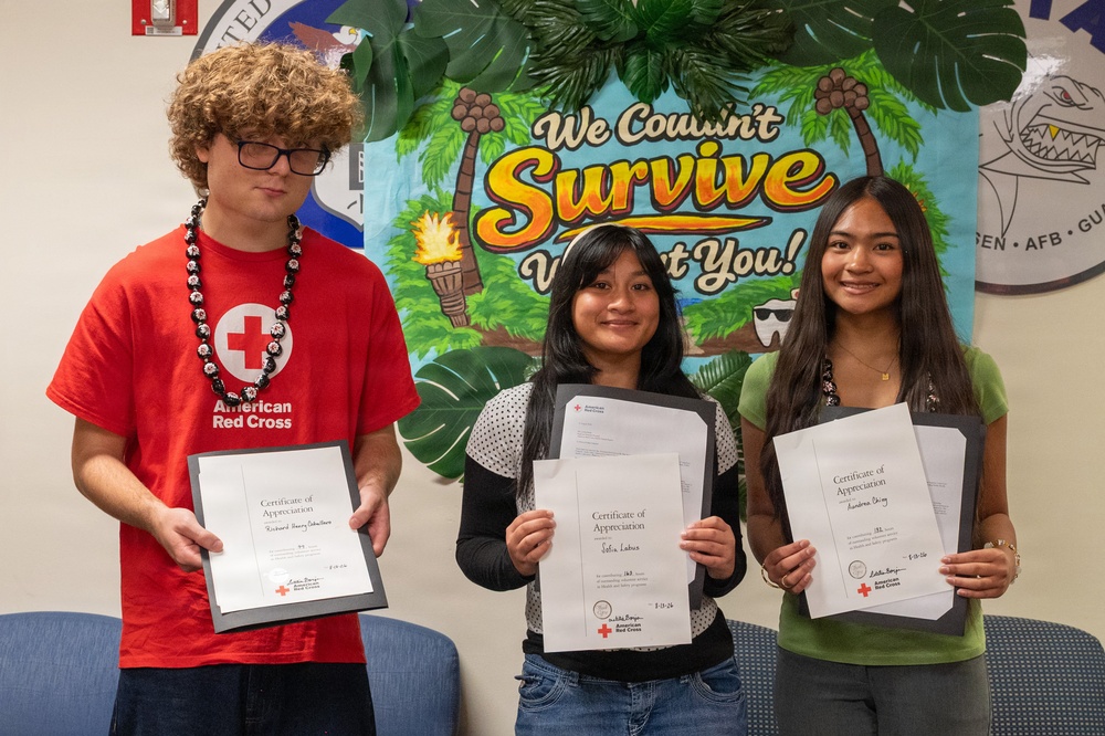 36th MDG, American Red Cross celebrate VolunTEENs during 2026 summer program closing ceremony