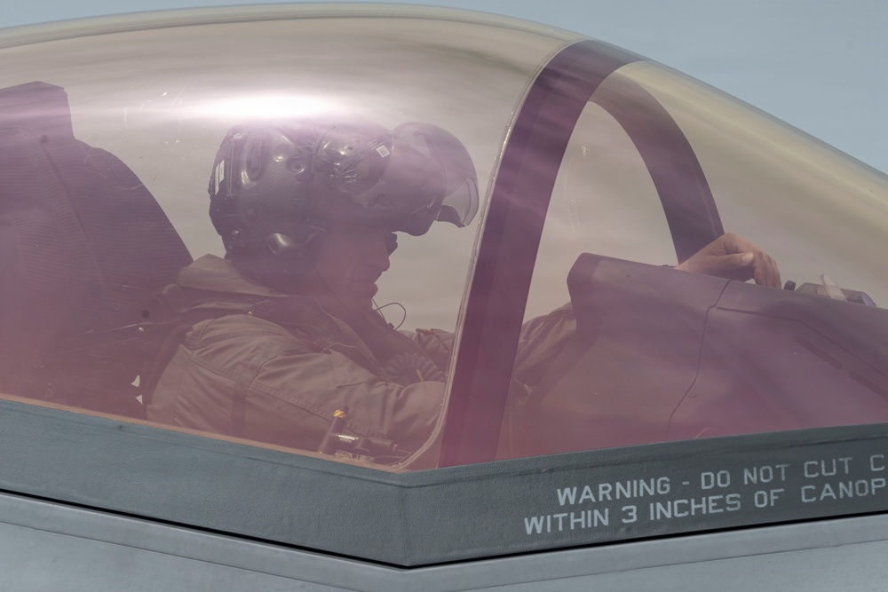 35th Fighter Wing commander flies F-35A Lightning II