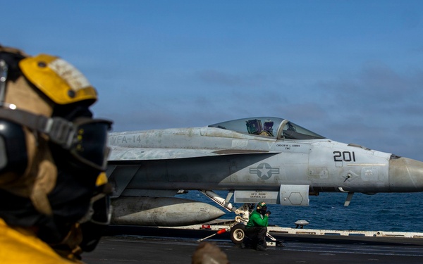 Abraham Lincoln Conducts Flight Operations